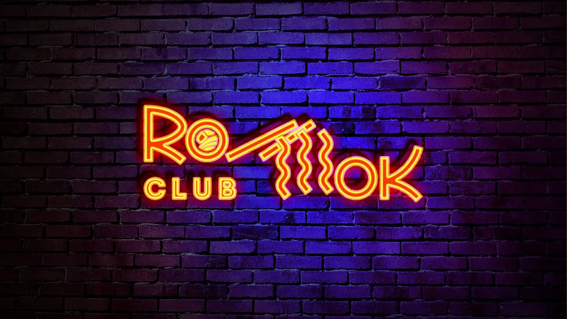 Разработка интерьерной вывески суши-бара «Roll Wok Club» в Калтане